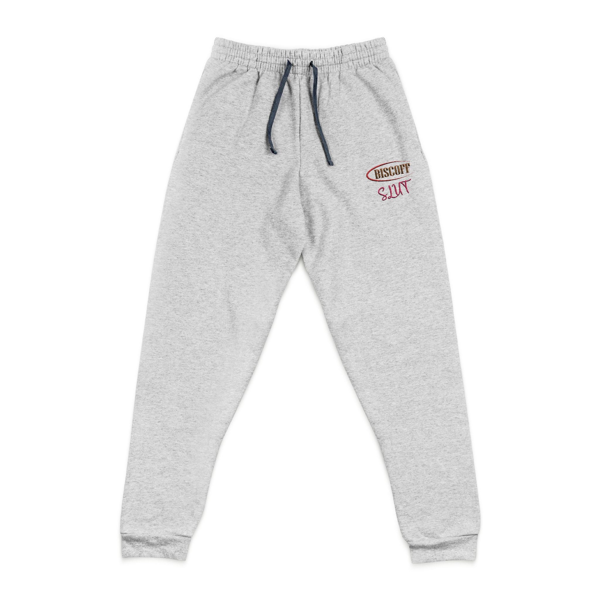 Biscoff Slut Grey Prep Hell Uniform - Embroidered Joggers - Oijim