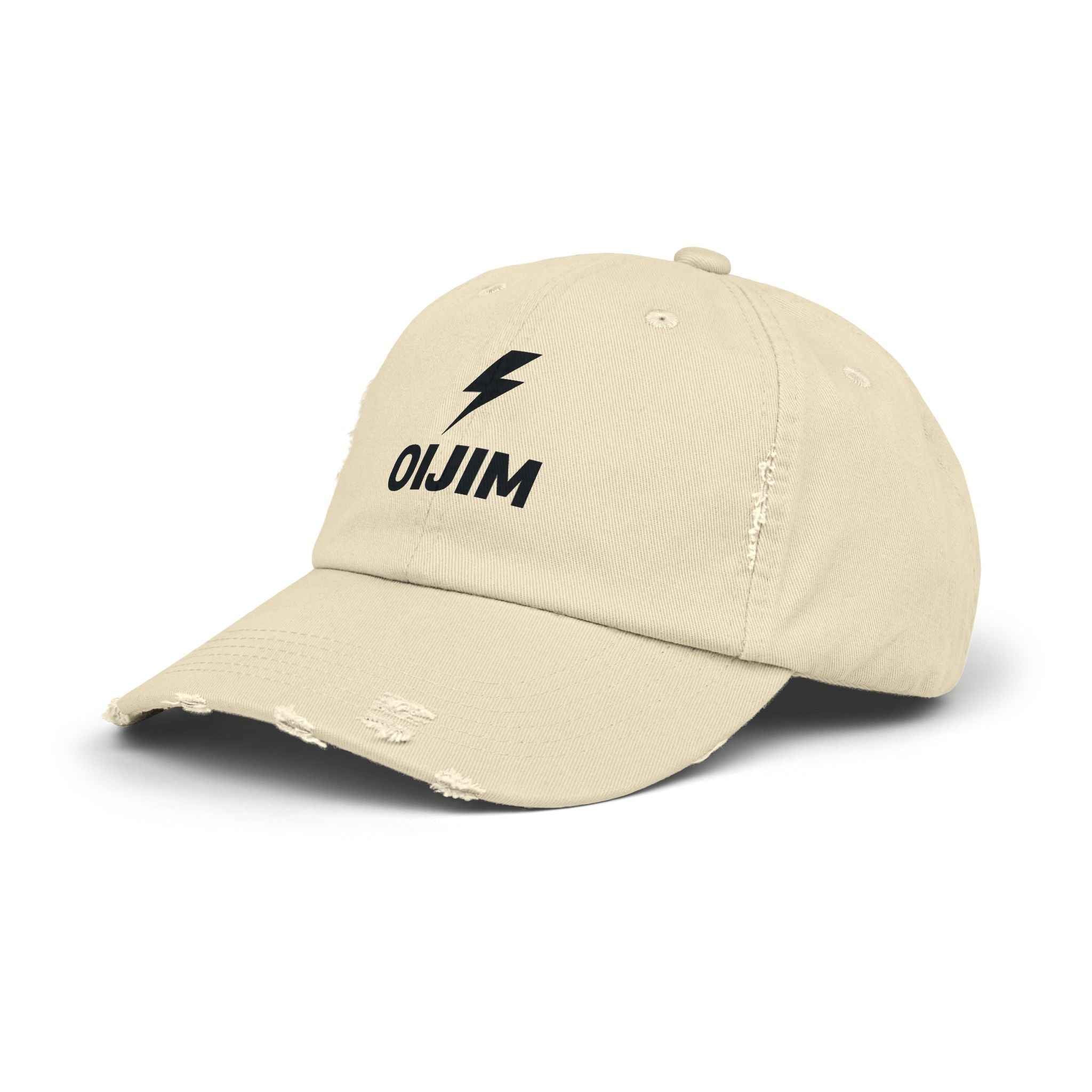 Distressed Cap OIJIM Design | Workout Clothes Available Near You - Oijim