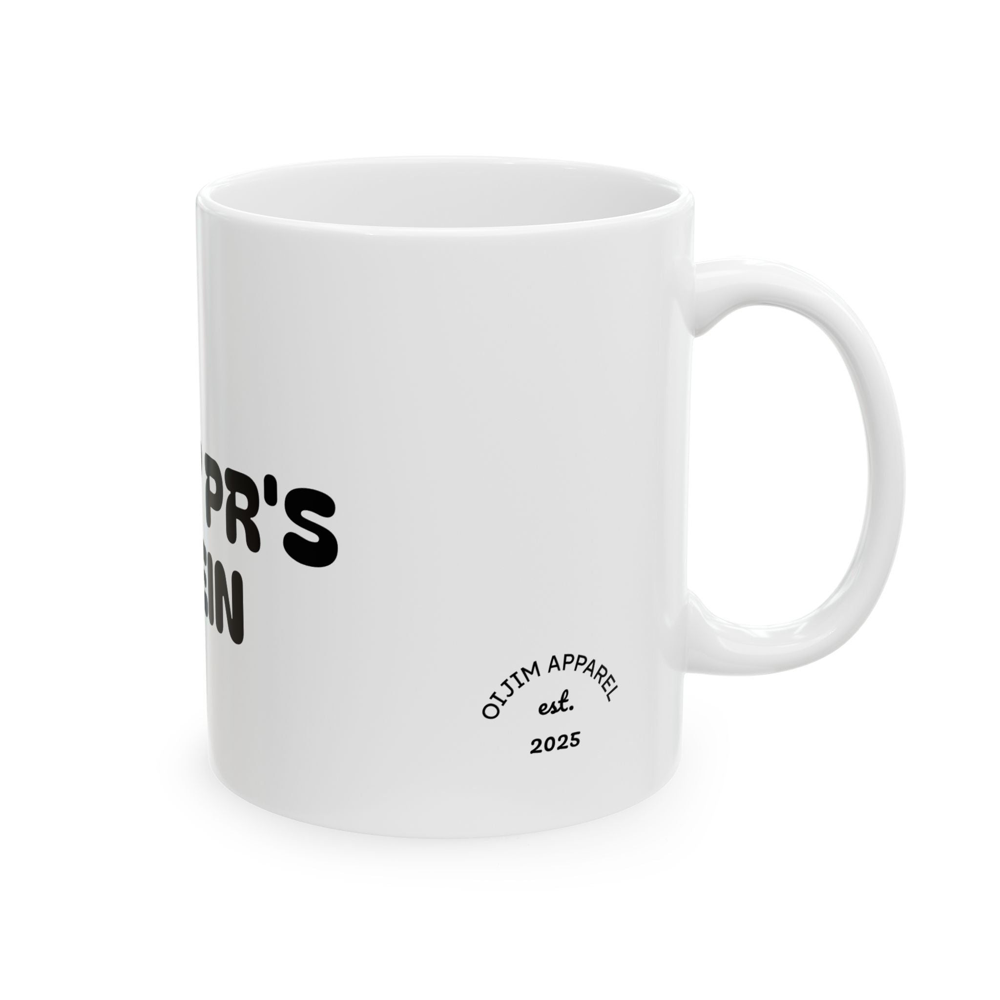 Ceramic Mug OiJim PRs Caffeine - Boost Your Day with Style - Oijim
