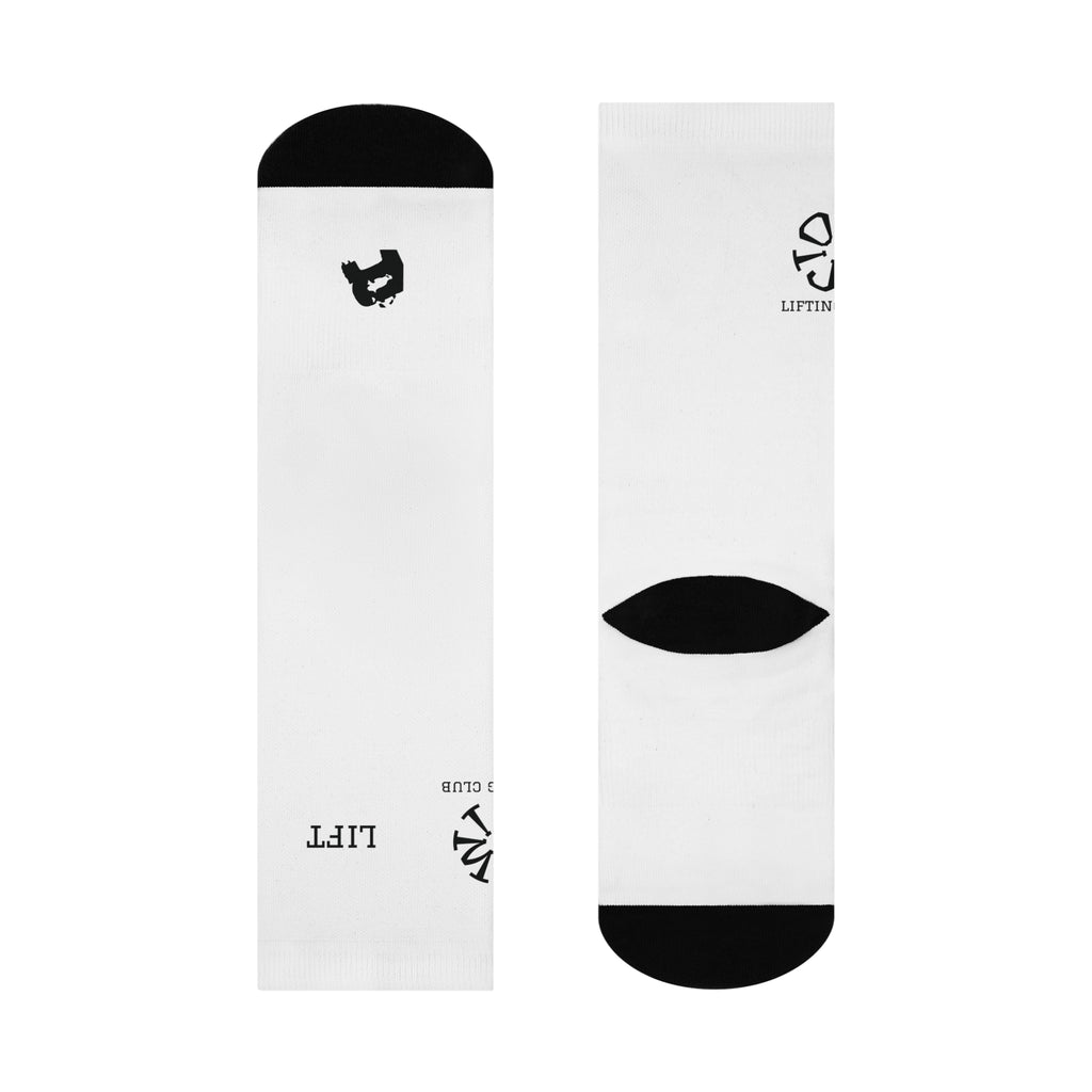Lift Repeat Gym Crew Socks - OiJim Performance Fitness Socks - Oijim
