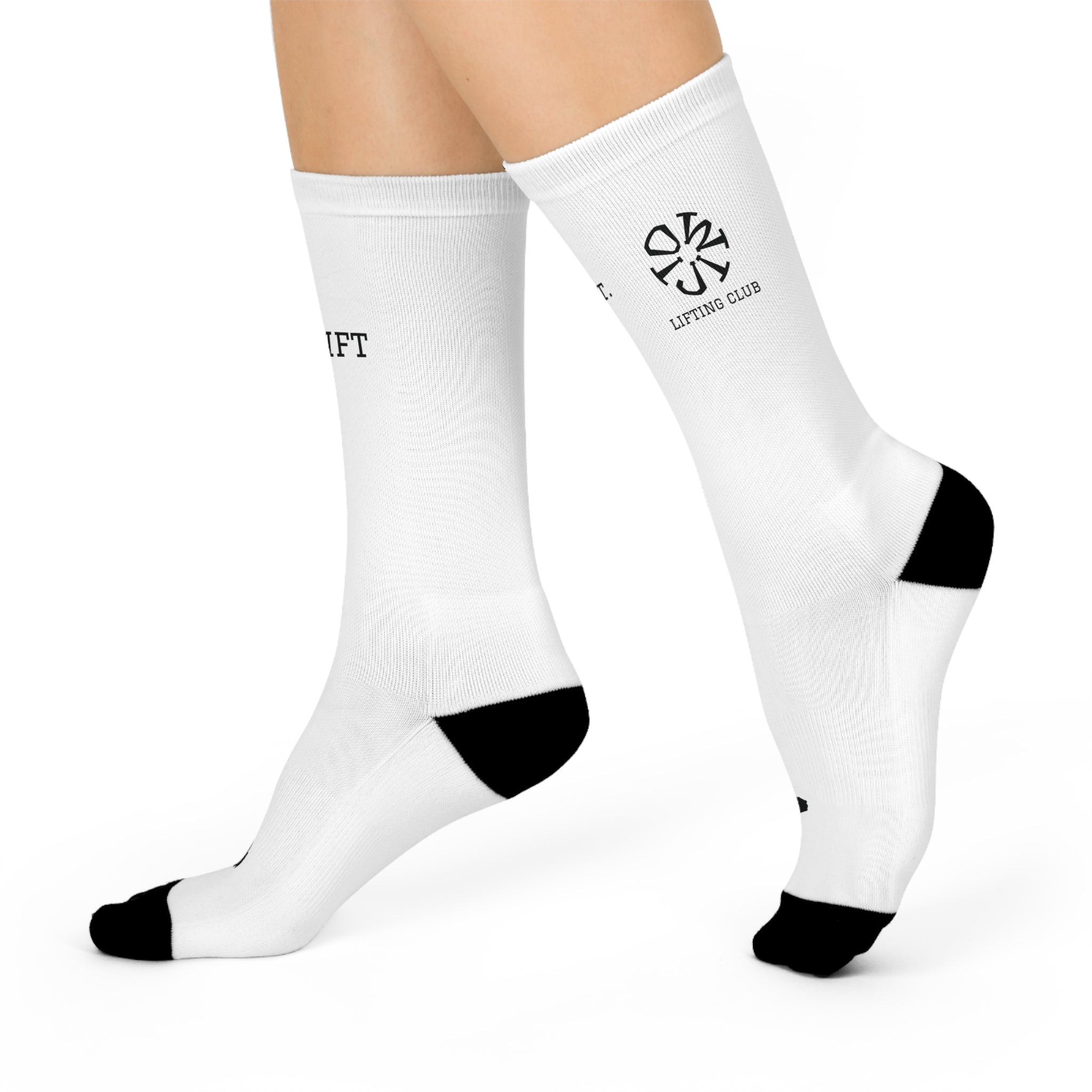 Lift Repeat Gym Crew Socks - OiJim Performance Fitness Socks - Oijim