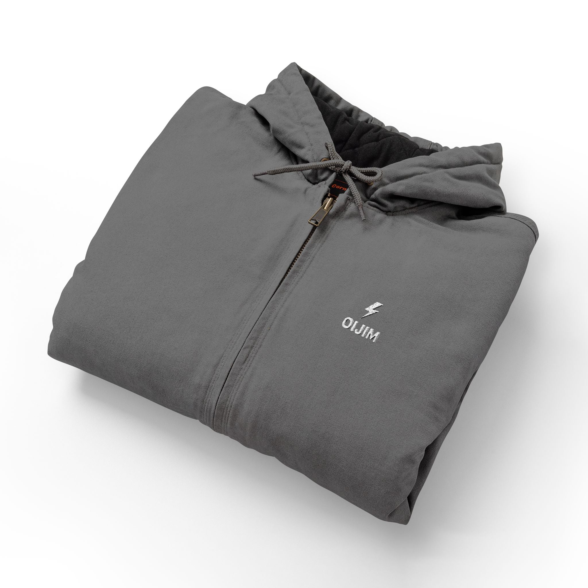 Veste à capuche brodée