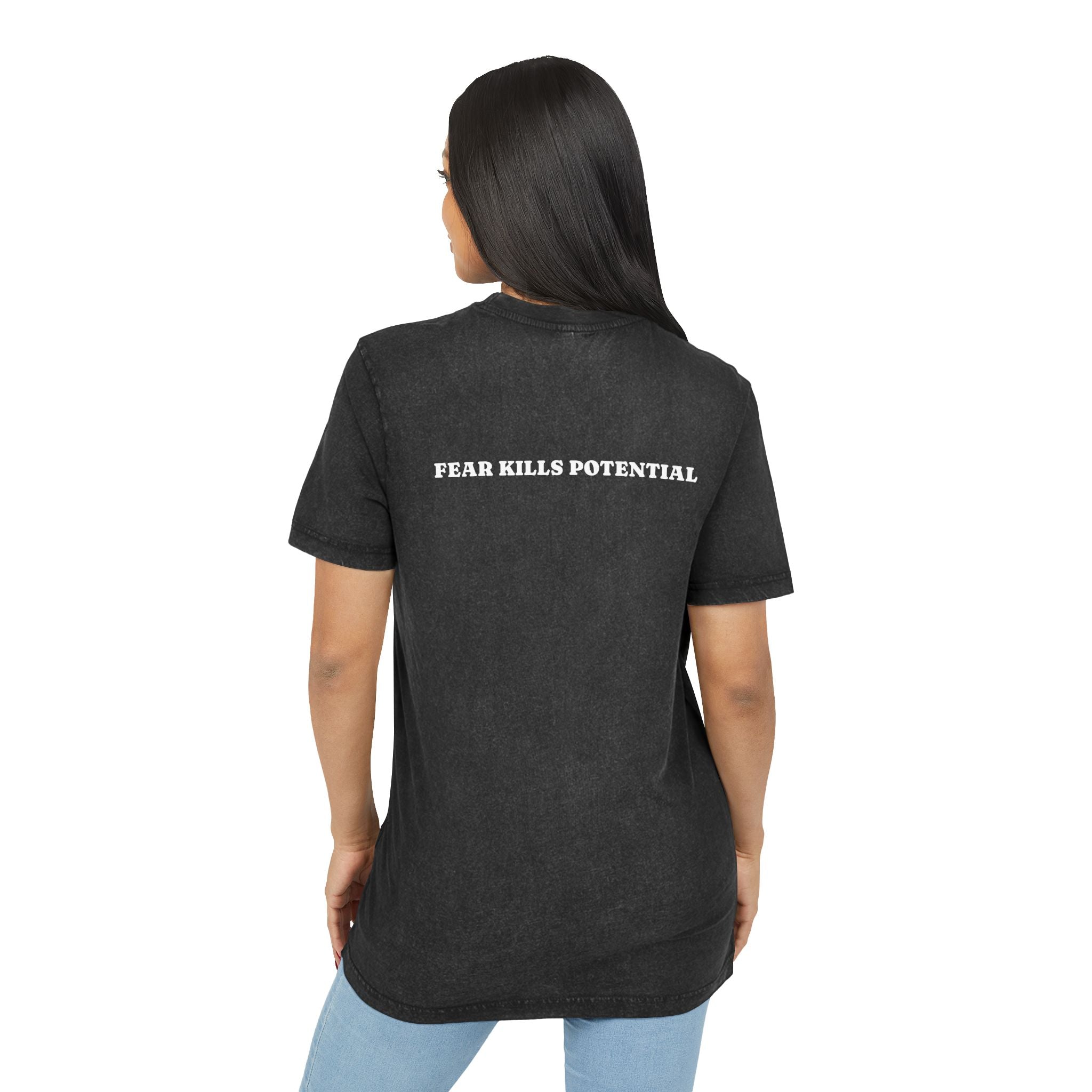 Fear Kills Potential Acid Wash Tee