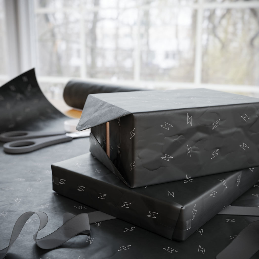 OIJIM BOLT WRAPPING PAPER – BLACK & WHITE