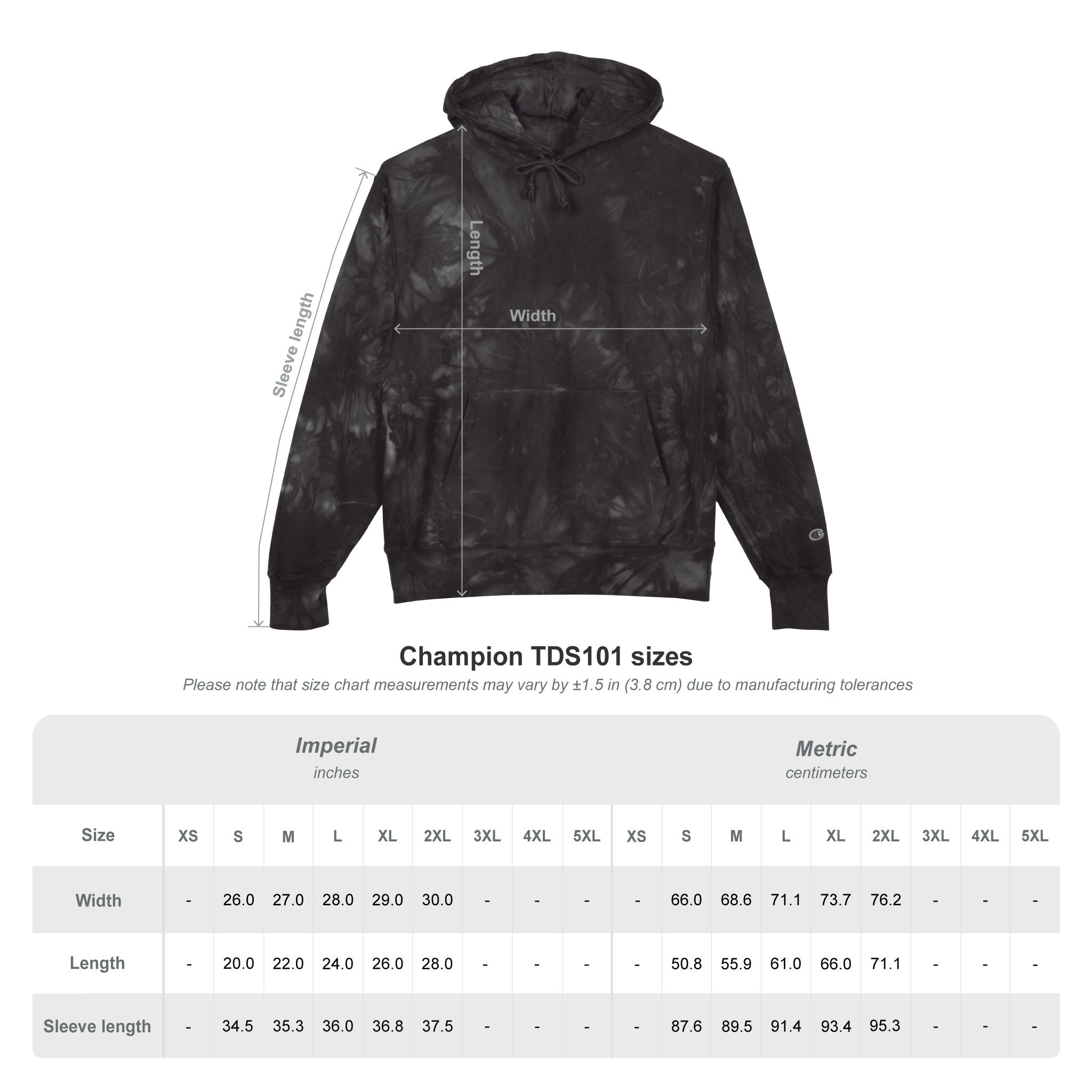 Champion Tie-Dye Hoodie 2026- OiJim Collaboration