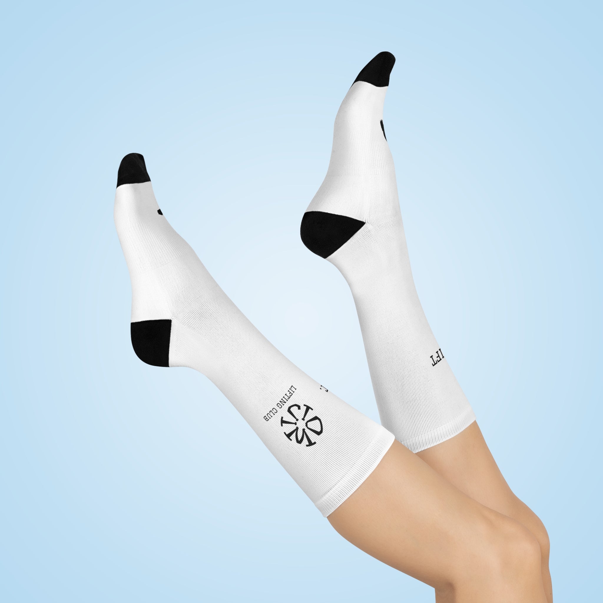 Lift Repeat Gym Crew Socks - OiJim Performance Fitness Socks - Oijim