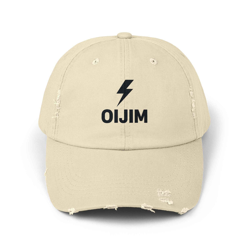 Distressed Cap OIJIM Design | Workout Clothes Available Near You - Oijim
