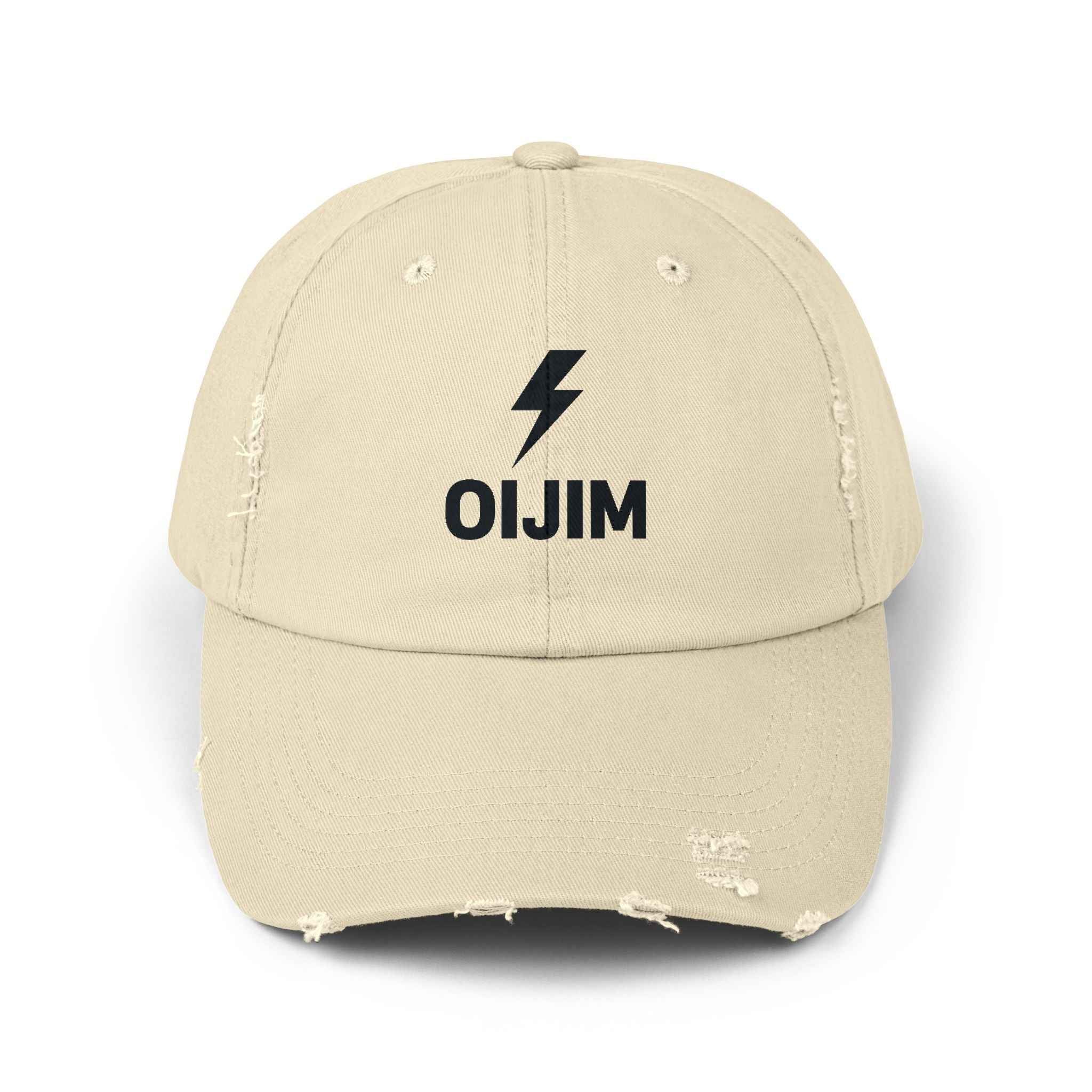 Distressed Cap OIJIM Design | Workout Clothes Available Near You - Oijim