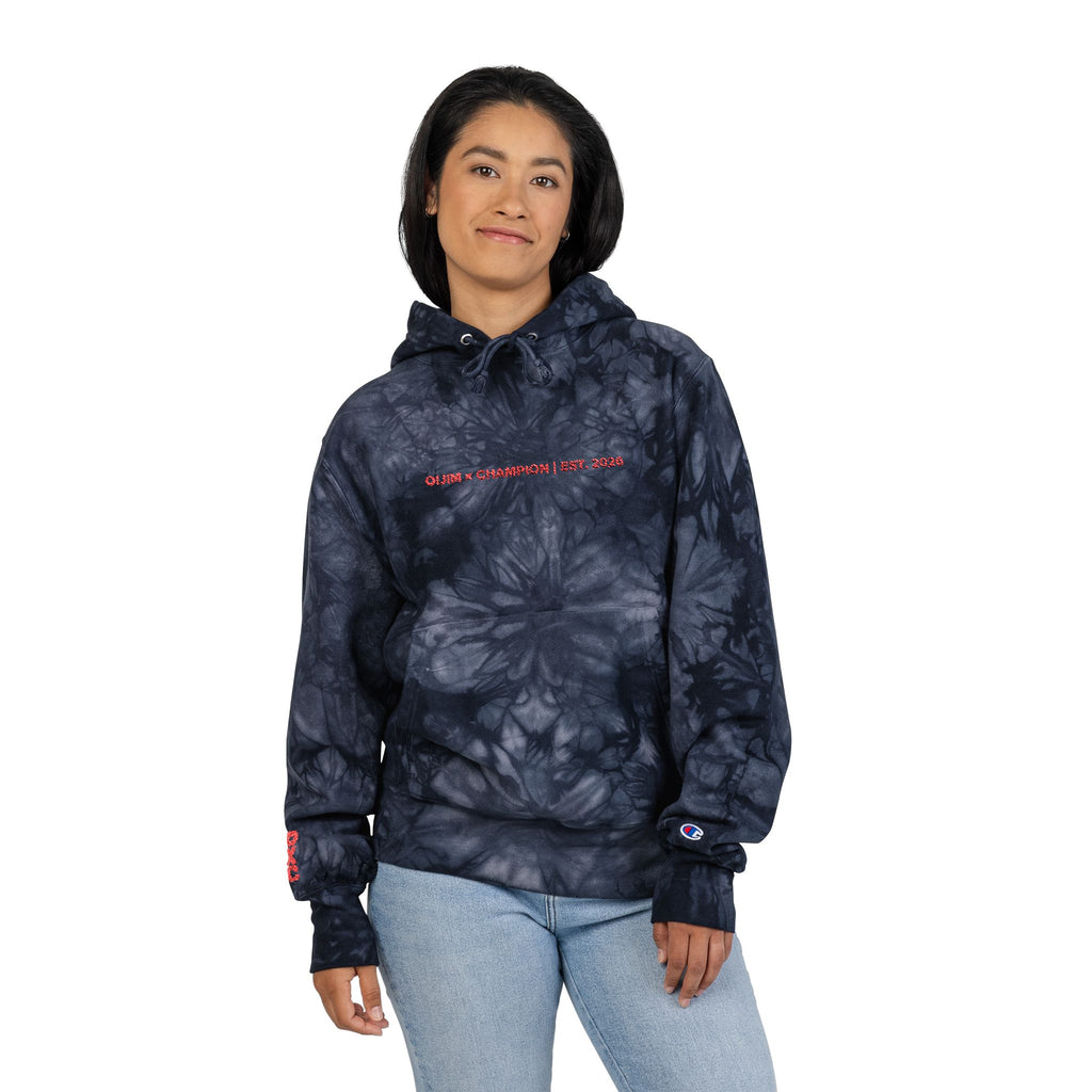 Champion Tie-Dye Hoodie 2026- OiJim Collaboration
