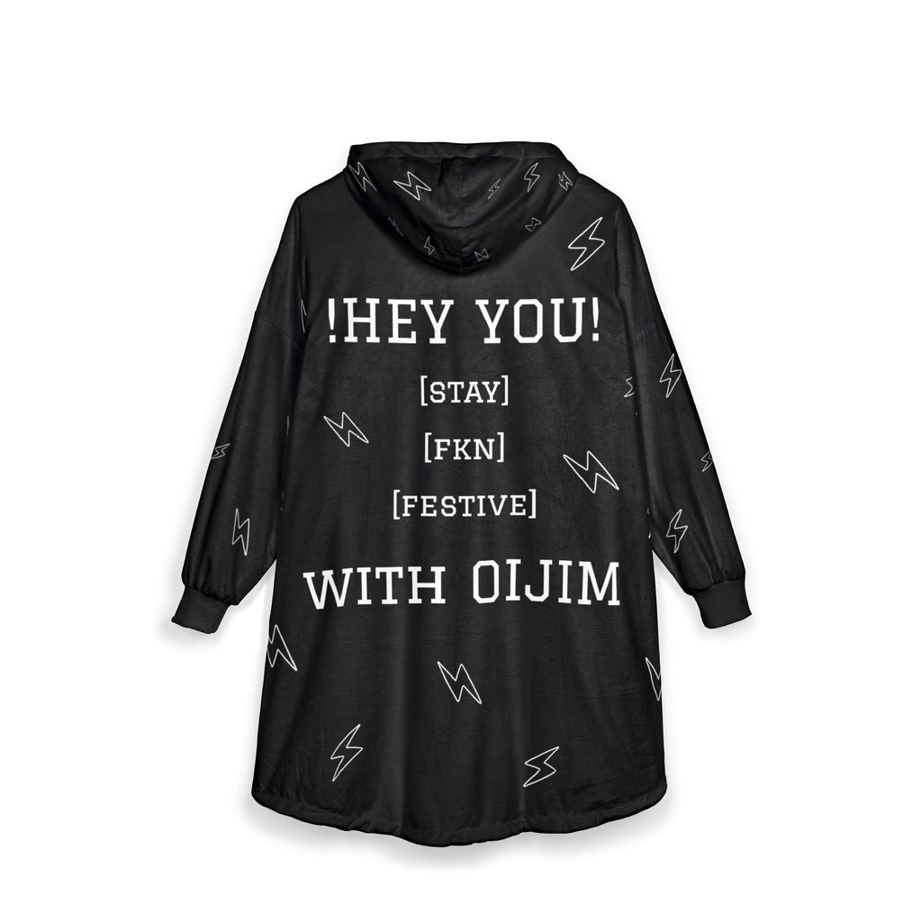 Stay Fkn Festive Hooded Blanket