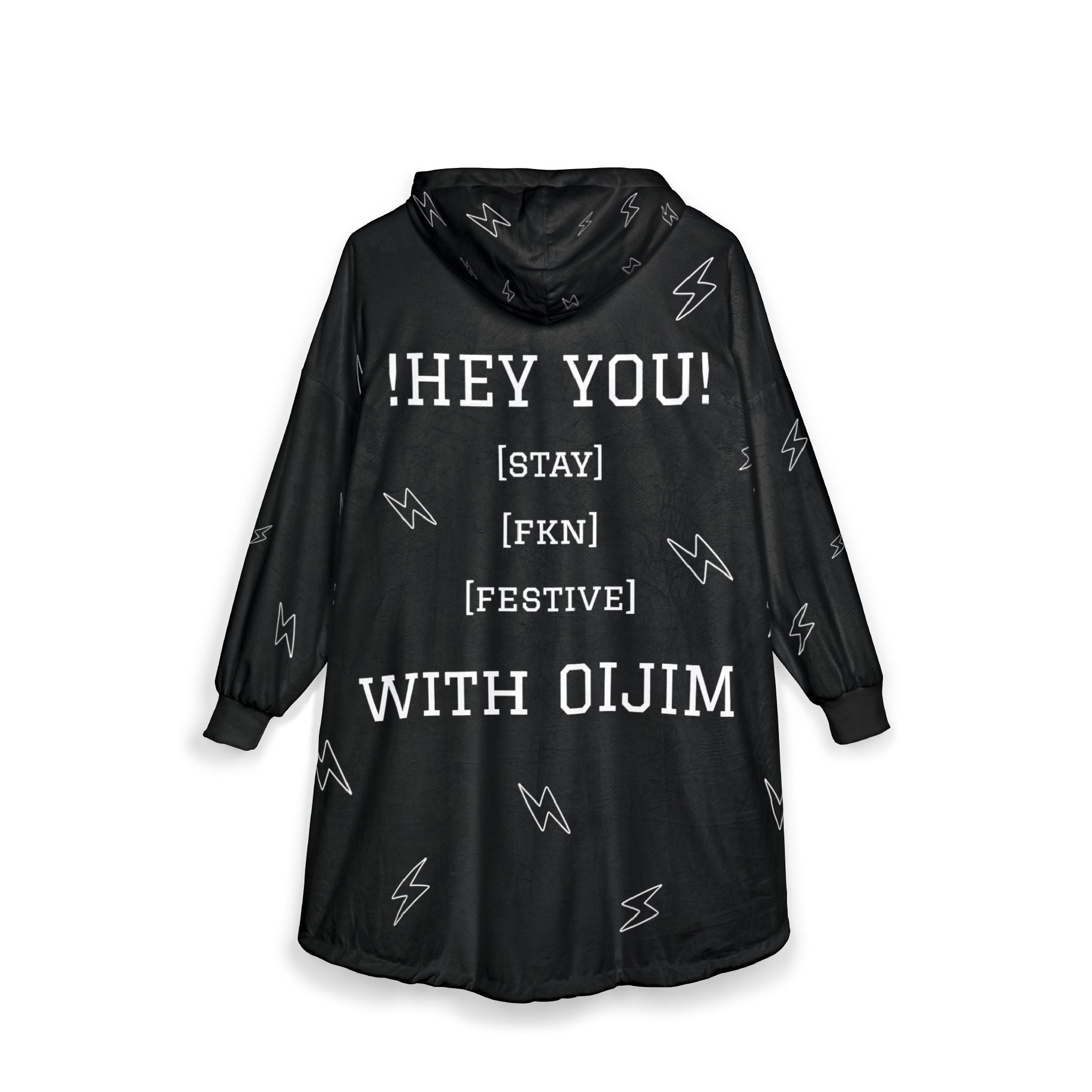 Stay Fkn Festive Hooded Blanket