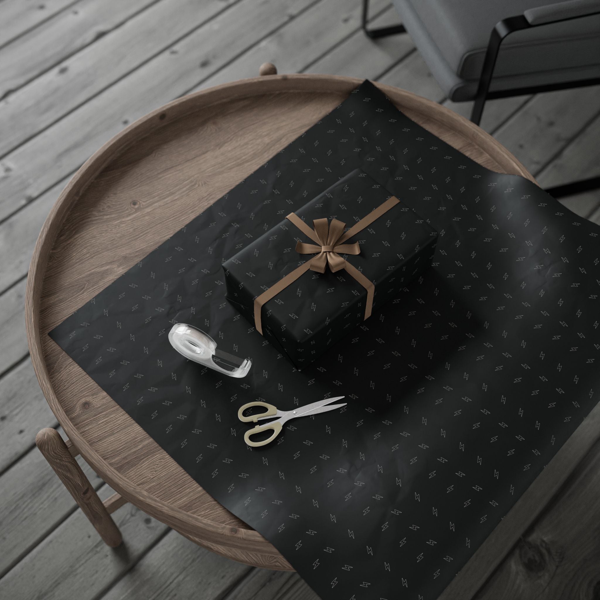 OIJIM BOLT WRAPPING PAPER – BLACK & WHITE