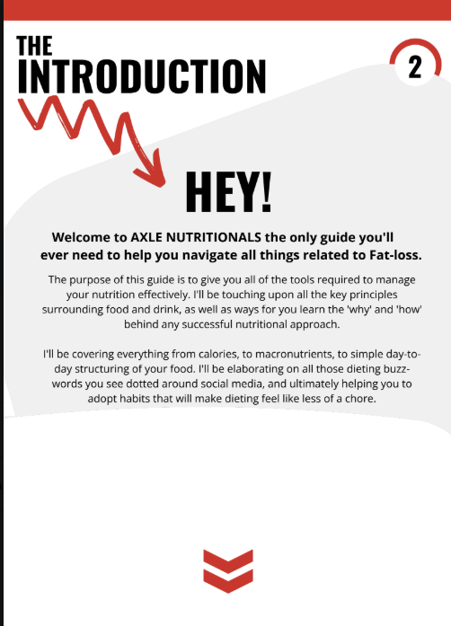 The Ultimate Guide to Fat Loss - By Axle Horton