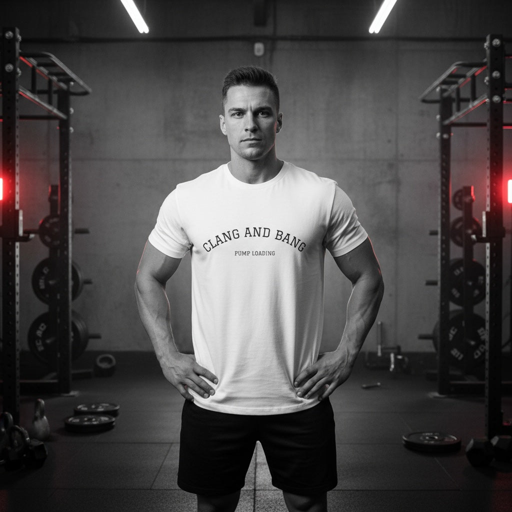 Heavy Oversized Tee - Clang & Bang OG OiJim T-Shirt Loud Lifts Loud Banter