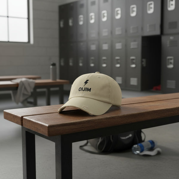 Distressed Cap OIJIM Design | Workout Clothes Available Near You