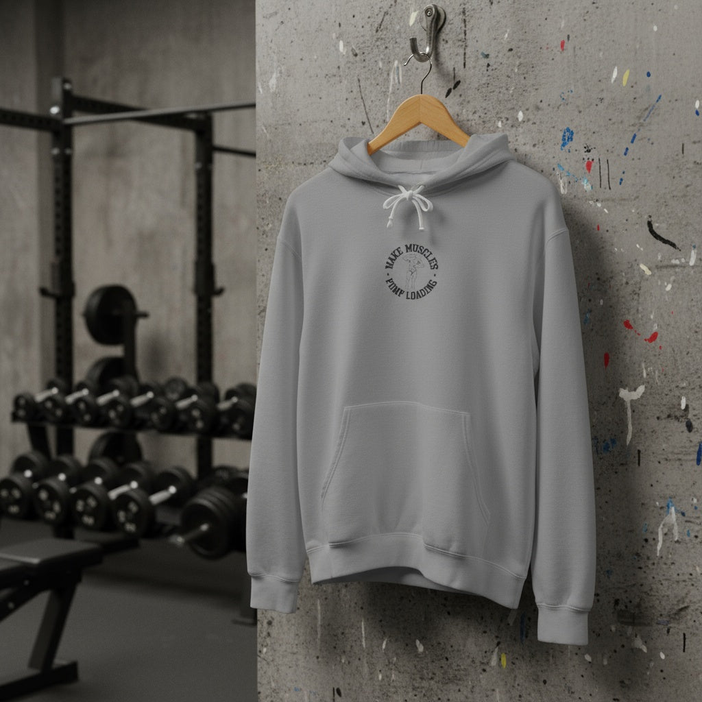 MAKE MUSCLES HOODIE (AOP)